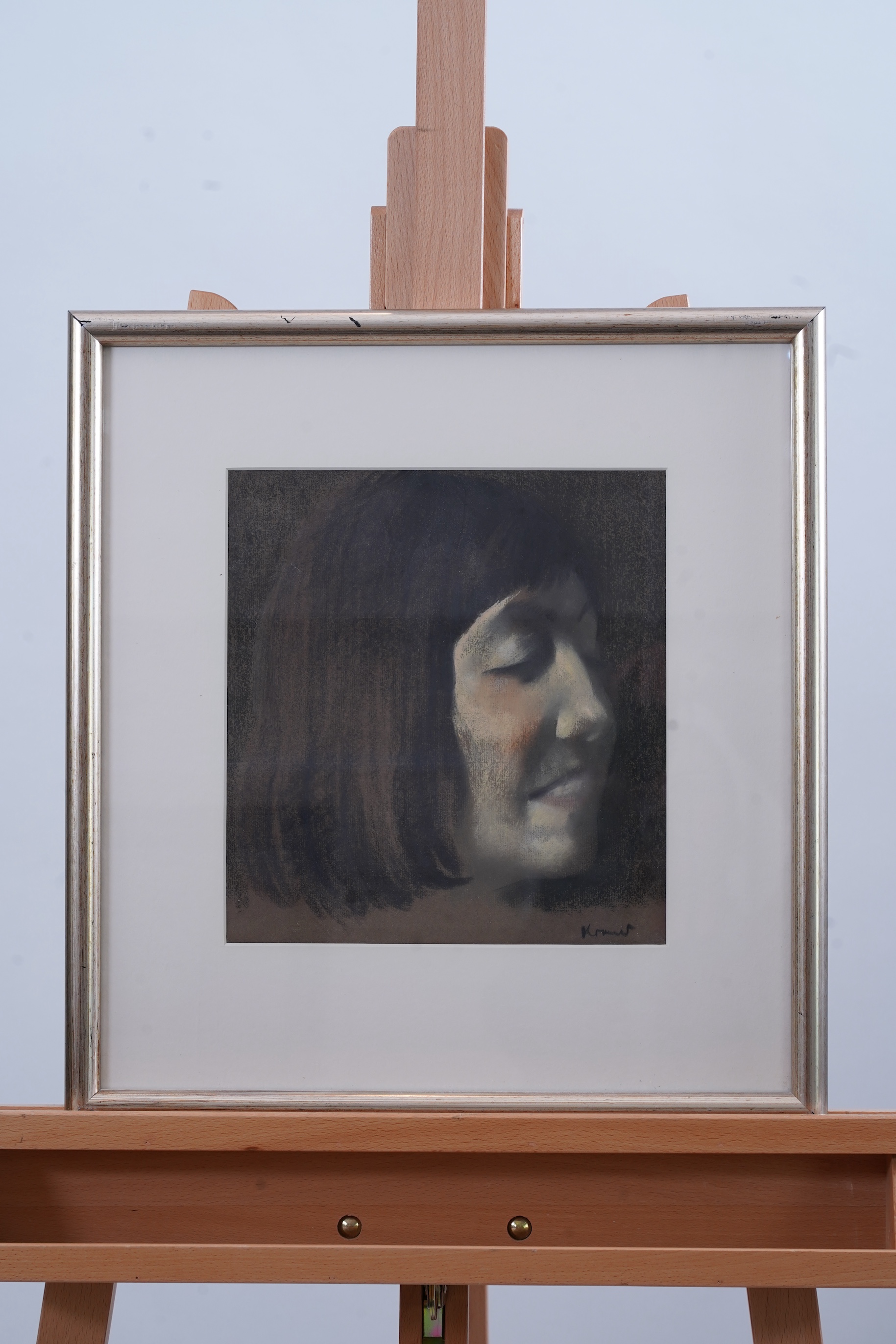 Jacob Kramer, Ukrainian/British 1892-1962, 'Head of a Girl'